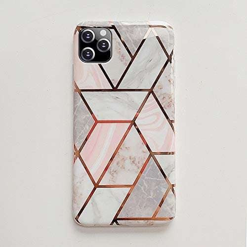 Husa protectie pentru Samsung S20 Ultra Soft IMD TPU Marble Geometric Alb