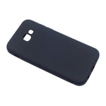 Husa Samsung Galaxy A7 2017 Full Silicone 360 Negru + Folie de protectie
