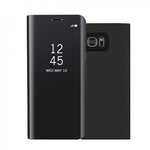 Husa de Protectie, Flippy, pentru Samsung Galaxy A70, Capac Oglinda, din Plastic, Negru