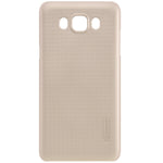Husa Samsung Galaxy J7 2016 Nillkin Frosted Shield Auriu + Folie de protectie