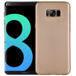 Husa Samsung Galaxy S8 Plus i-Zore Carbon Fiber Auriu