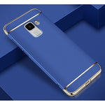 Husa Samsung Galaxy S9 Luxury Plating 3 in 1 Albastru