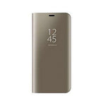 Husa Samsung S20 Flip Cover Oglinda Auriu