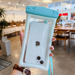Husa subacvatica Cushion Waterproof Flippy, Snowproof, Universala, Dungata, cu Snur, pentru telefon sau documente,