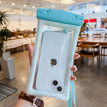 Husa subacvatica Cushion Waterproof Flippy, Snowproof, Universala, Dungata, cu Snur, pentru telefon sau documente,