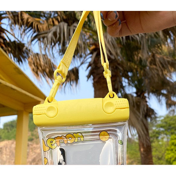 Husa subacvatica Fruity Waterproof Flippy, Snowproof, Universala, Impermeabila, cu Snur, pentru telefon sau documente,