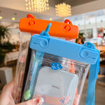 Husa subacvatica Fruity Waterproof Flippy, Snowproof, Universala, Impermeabila, cu Snur, pentru telefon sau documente,