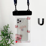 Husa subacvatica Fruity Waterproof Flippy, Snowproof, Universala, Impermeabila, cu Snur, pentru telefon sau documente,