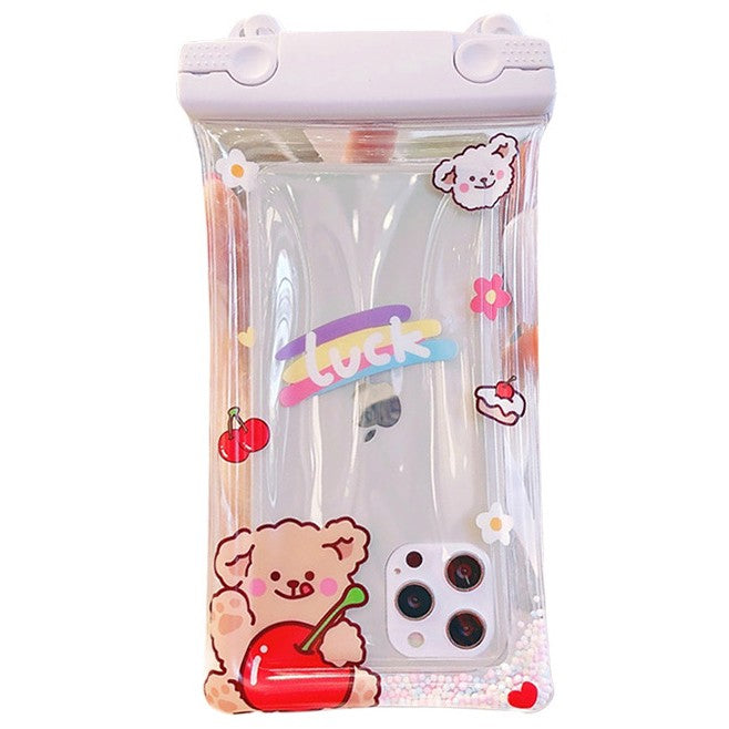 Husa subacvatica Fruity Waterproof Flippy, Snowproof, Universala, Impermeabila, cu Snur, pentru telefon sau documente,