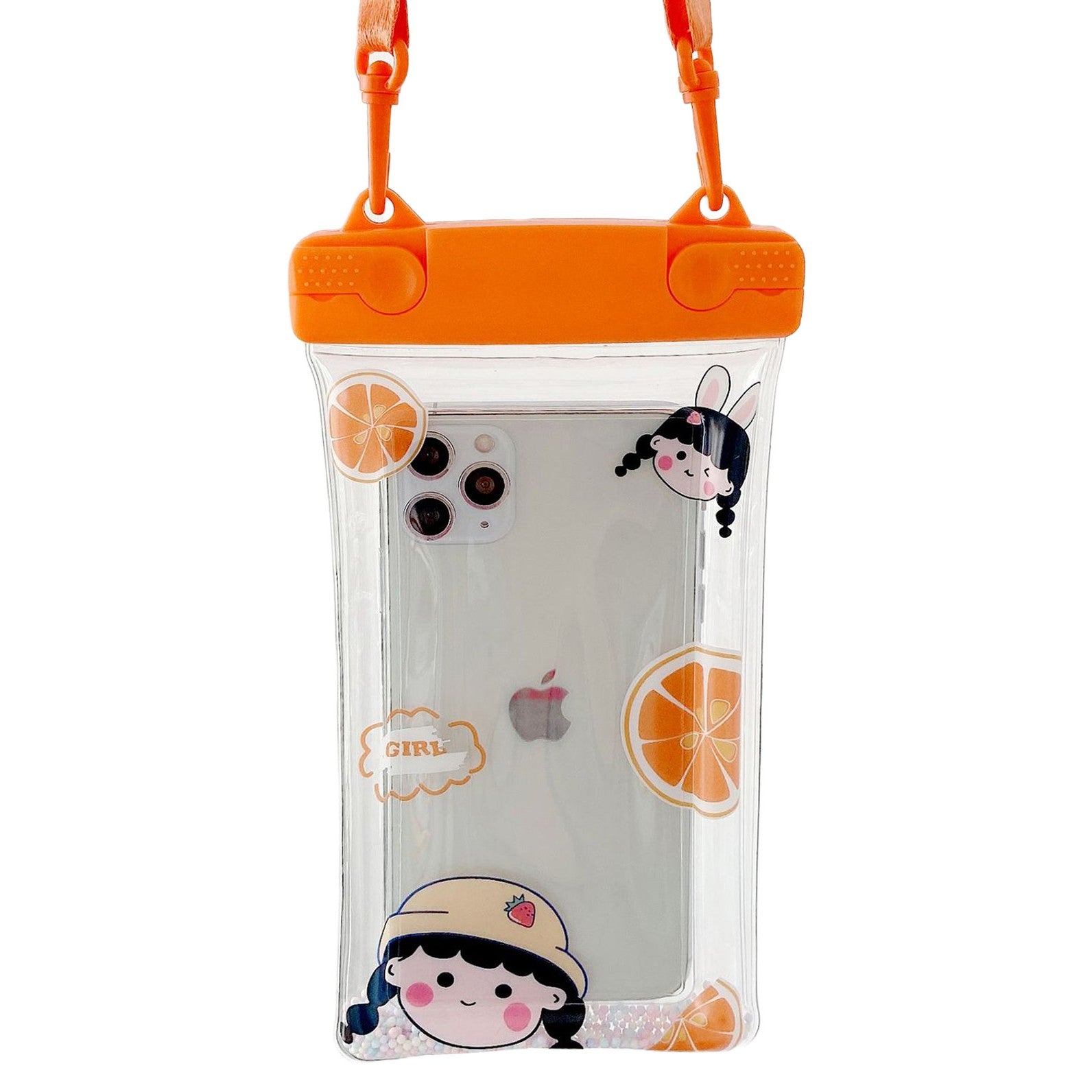 Husa subacvatica Fruity Waterproof Flippy, Snowproof, Universala, Impermeabila, cu Snur, pentru telefon sau documente,