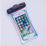 Husa subacvatica Holografica Waterproof Flippy, Snowproof, Universala, Impermeabila, cu Snur, pentru telefon sau