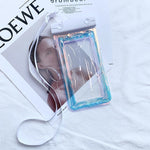 Husa subacvatica Holografica Waterproof Flippy, Snowproof, Universala, Impermeabila, cu Snur, pentru telefon sau