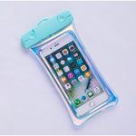 Husa subacvatica Holografica Waterproof Flippy, Snowproof, Universala, Impermeabila, cu Snur, pentru telefon sau