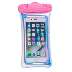Husa subacvatica Holografica Waterproof Flippy, Snowproof, Universala, Impermeabila, cu Snur, pentru telefon sau