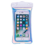 Husa subacvatica Holografica Waterproof Flippy, Snowproof, Universala, Impermeabila, cu Snur, pentru telefon sau