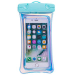 Husa subacvatica Holografica Waterproof Flippy, Snowproof, Universala, Impermeabila, cu Snur, pentru telefon sau