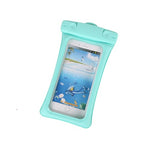 Husa subacvatica Matte Cushion Waterproof Flippy, Snowproof, Universala, cu Snur, pentru telefon sau documente, Verde