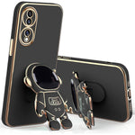 Husa Telefon 2in1, Flippy, Compatibila Huawei Mate 60 Pro, Carcasa TPU cu Suport Inclus Tip Astronaut, Protectie