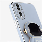 Husa Telefon 2in1, Flippy, Compatibila Huawei P60 Pro, Carcasa TPU cu Suport Inclus Tip Astronaut, Protectie Camere,