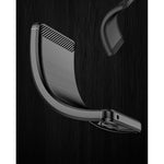 Husa Protectie, Flippy, compatibila Apple iPhone 14 Pro, Carcasa TPU Carbon, 1.5 mm, Negru