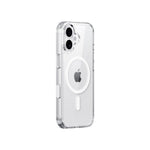 Husa Telefon, Flippy, Compatibila Apple iPhone 17, MagSafe, Antisoc, din Silicon + TPU, Transparent
