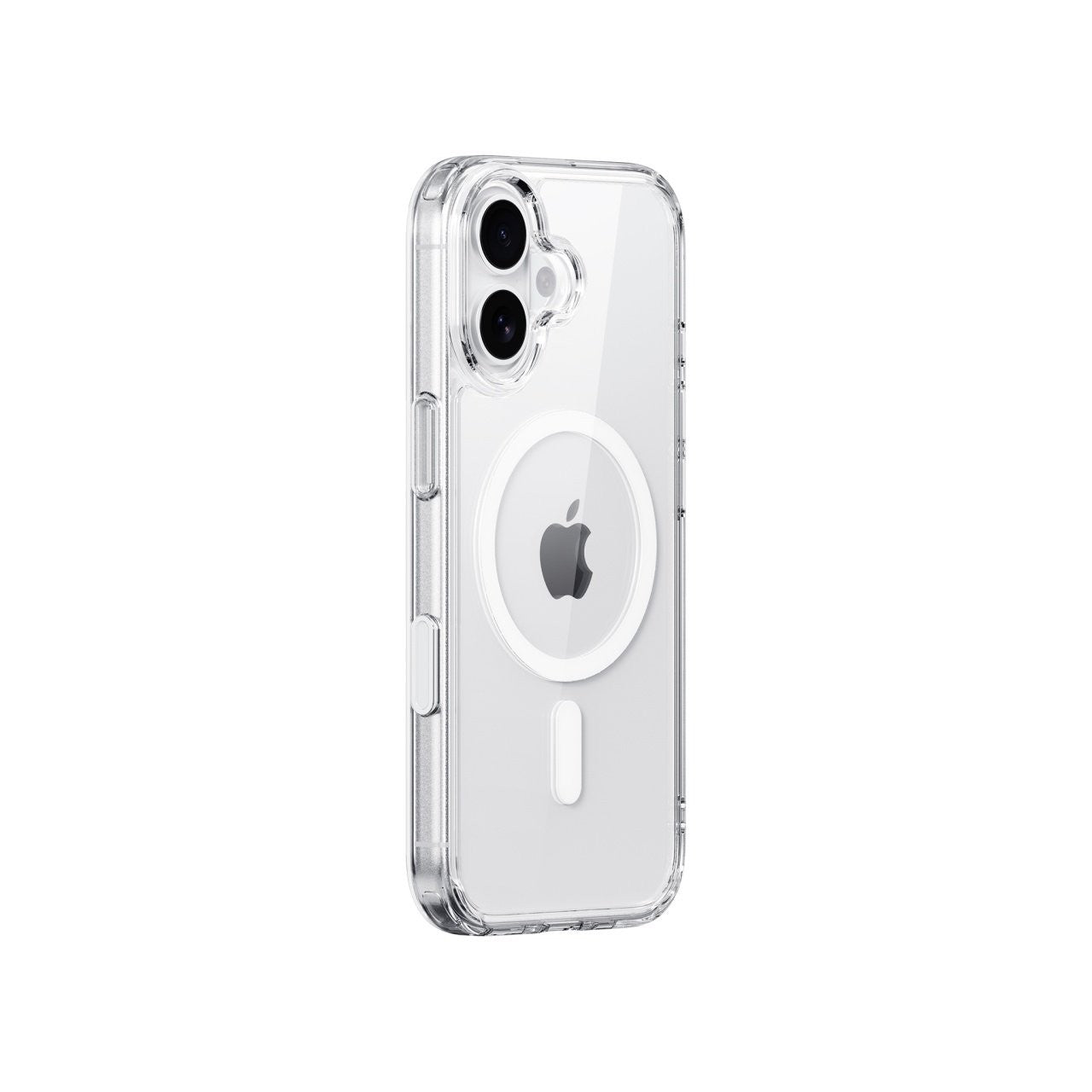 Husa Telefon, Flippy, Compatibila Apple iPhone 17, MagSafe, Antisoc, din Silicon + TPU, Transparent