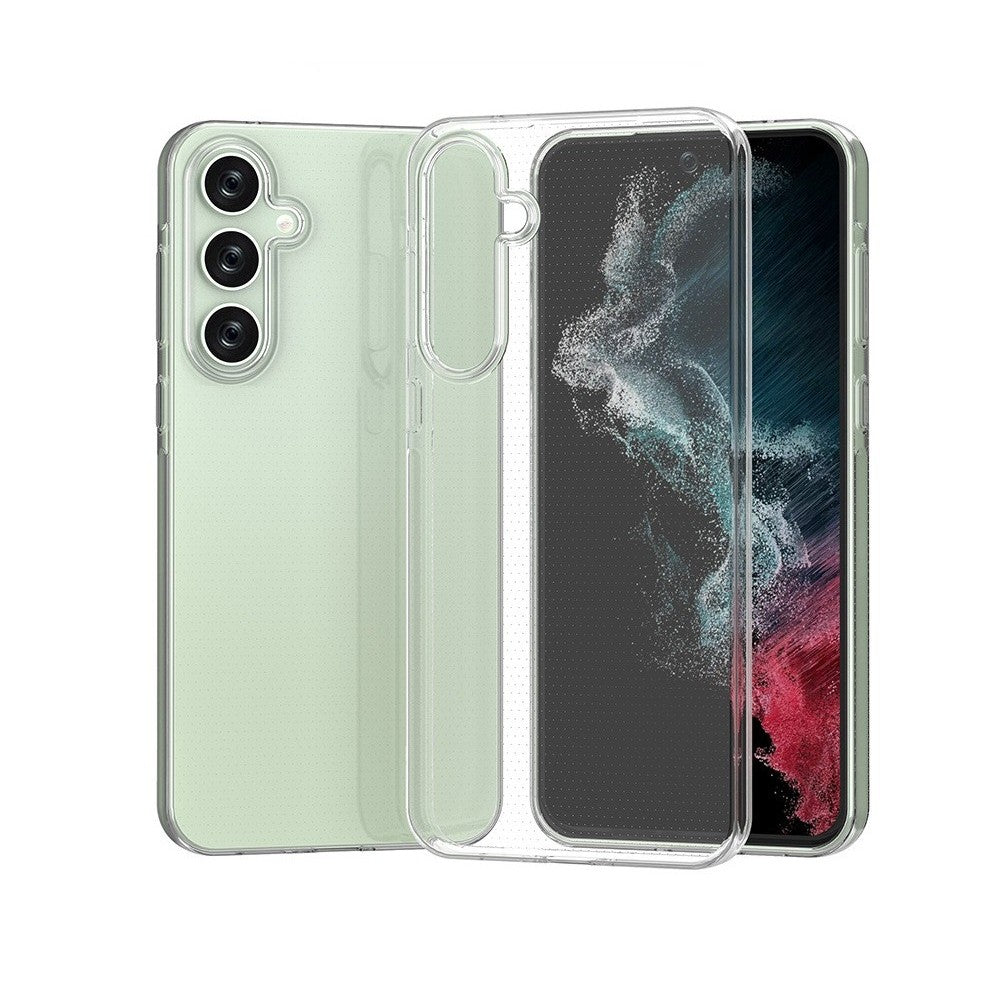 Husa Telefon, Flippy, Compatibila Samsung Galaxy A55 5G, Protect Plus TPU, 0.8-0.9 mm, Transparent