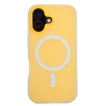 Husa Telefon Jelly Magnetic 2in1, Flippy, Compatibila cu Apple iPhone 17, din PC+TPU, Magsafe, Finisaj Mat, Portocaliu