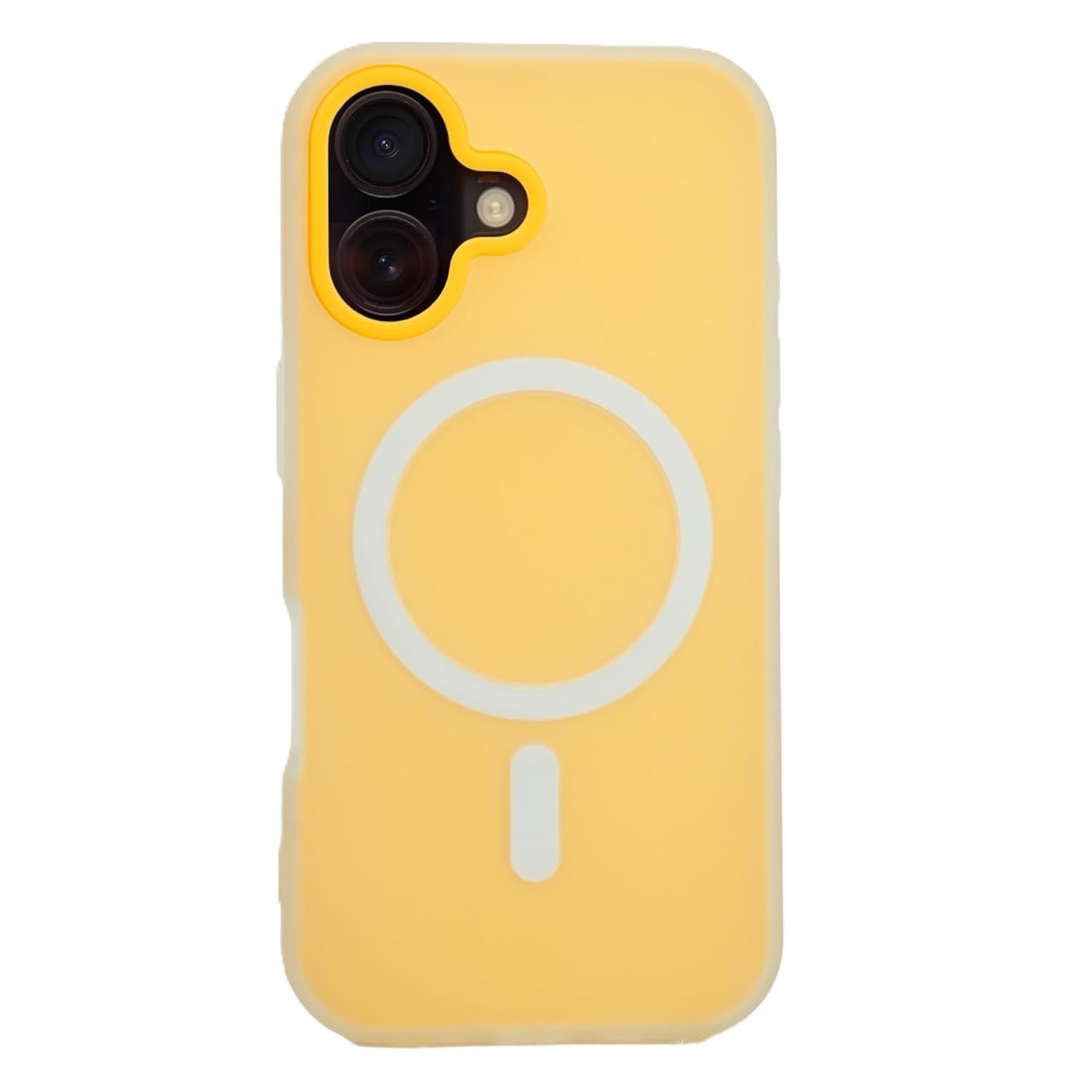 Husa Telefon Jelly Magnetic 2in1, Flippy, Compatibila cu Apple iPhone 17, din PC+TPU, Magsafe, Finisaj Mat, Portocaliu