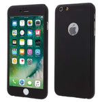 Husa Xiaomi Redmi 8A Full Cover 360 Negru + Folie de protectie