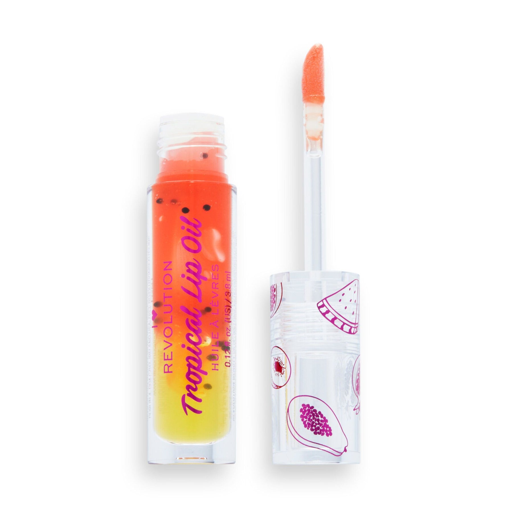 I Heart Revolution, Tropical, Umplere, Ulei de buze, Papaya, 3.8 ml