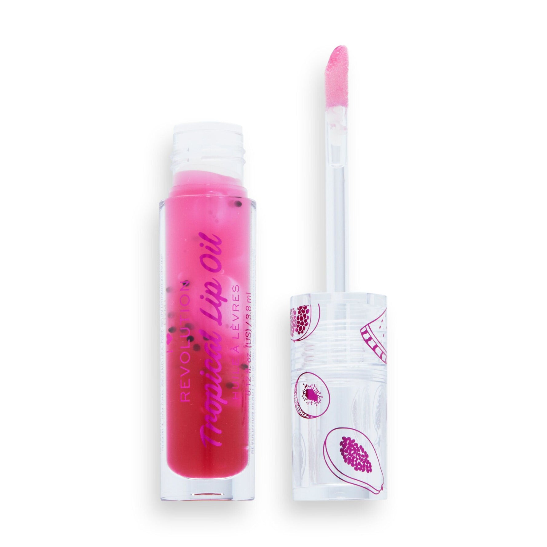 I Heart Revolution, Tropical, Umplere, Ulei de buze, Rodie, 3.8 ml