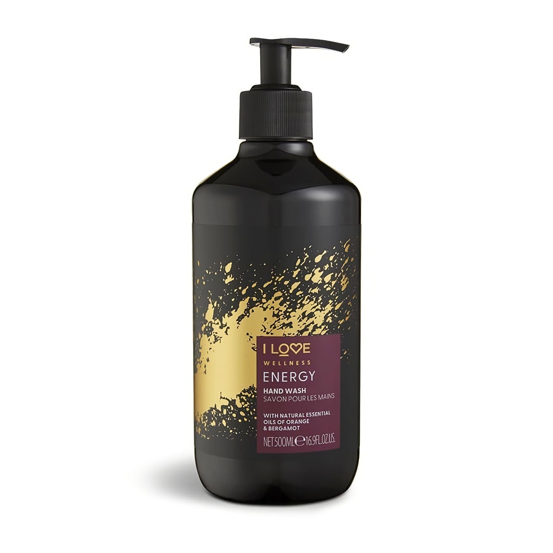 I Love, Wellness Energy, Portocală & Bergamot, Curățare, Săpun lichid, Pentru mâini, 500 ml - Olmarkt