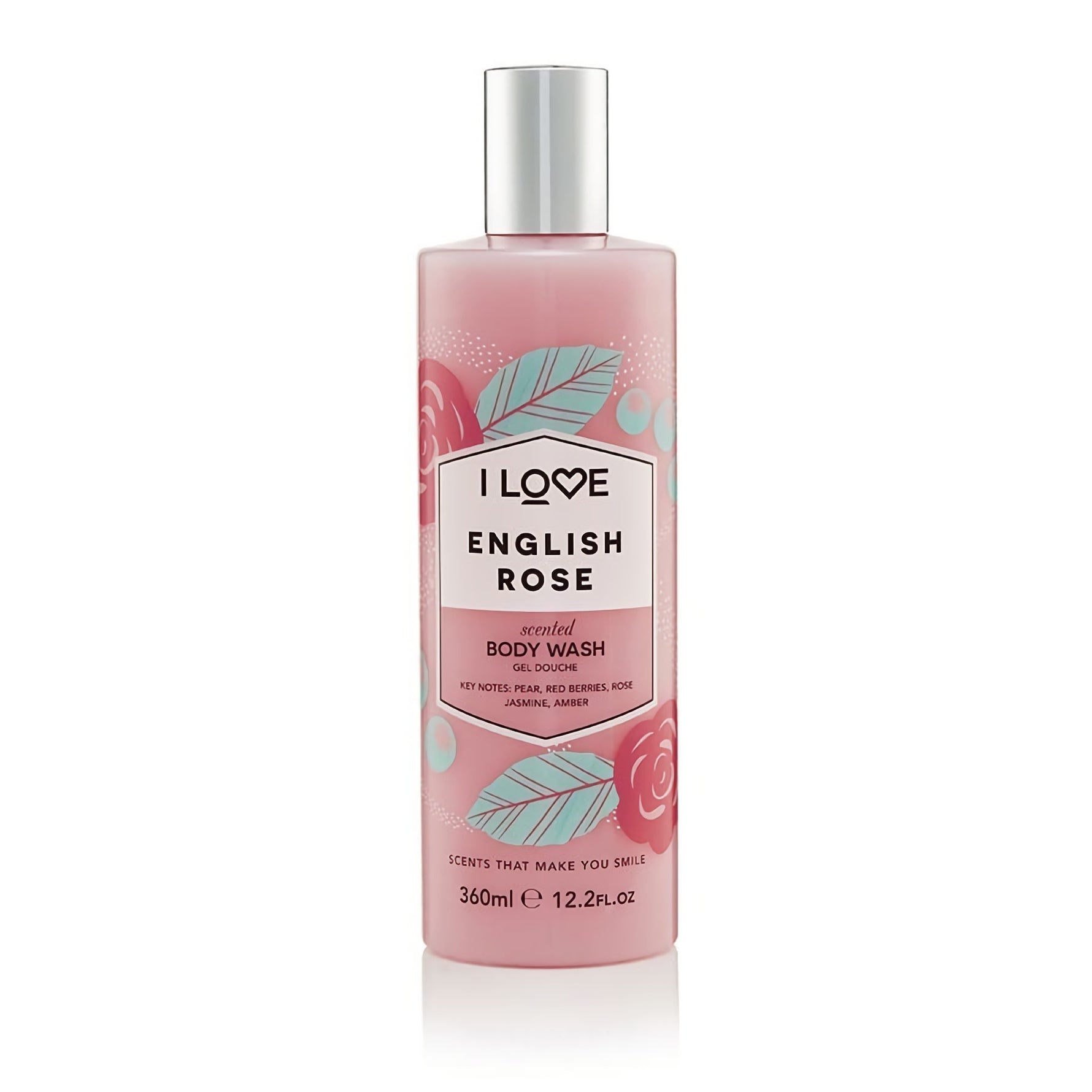 I Love, English Rose, Hidratant, Gel de duș, 360 ml - Olmarkt