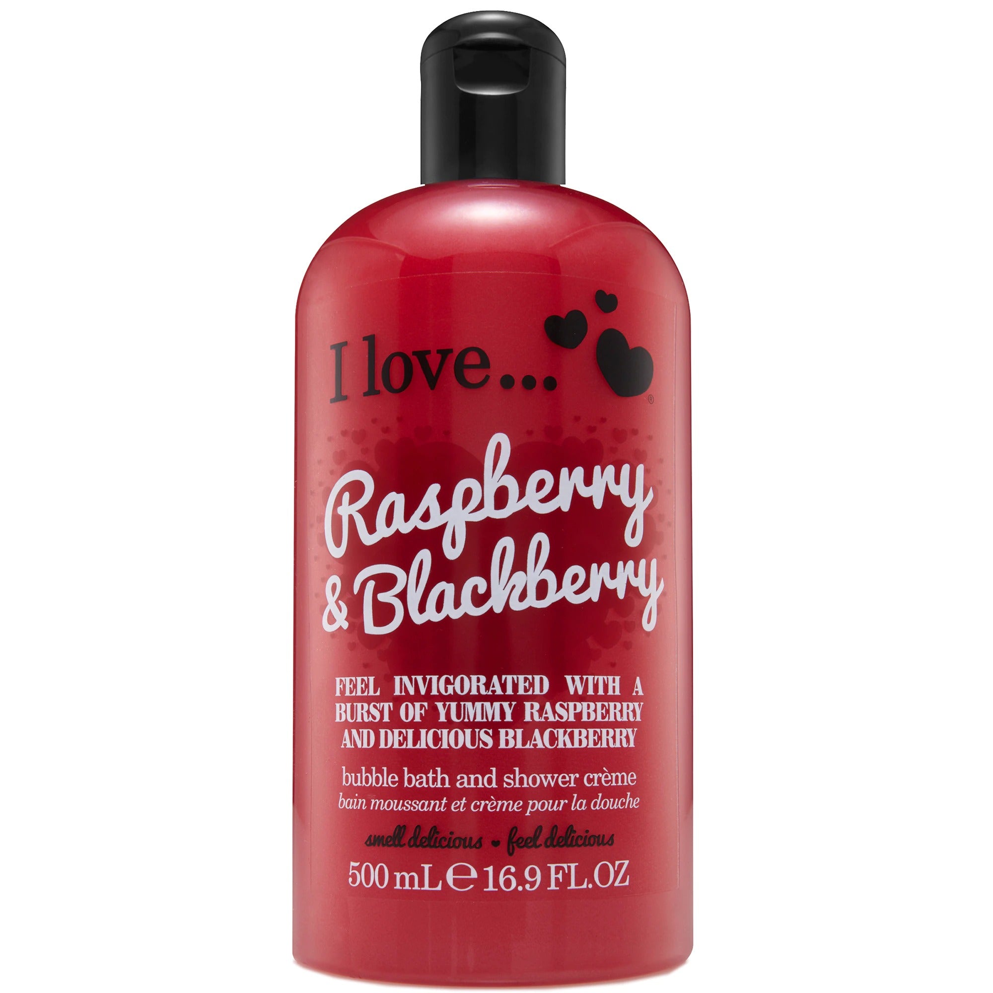I Love, Raspberry & Blackberry, Gel de duș, 500 ml - Olmarkt