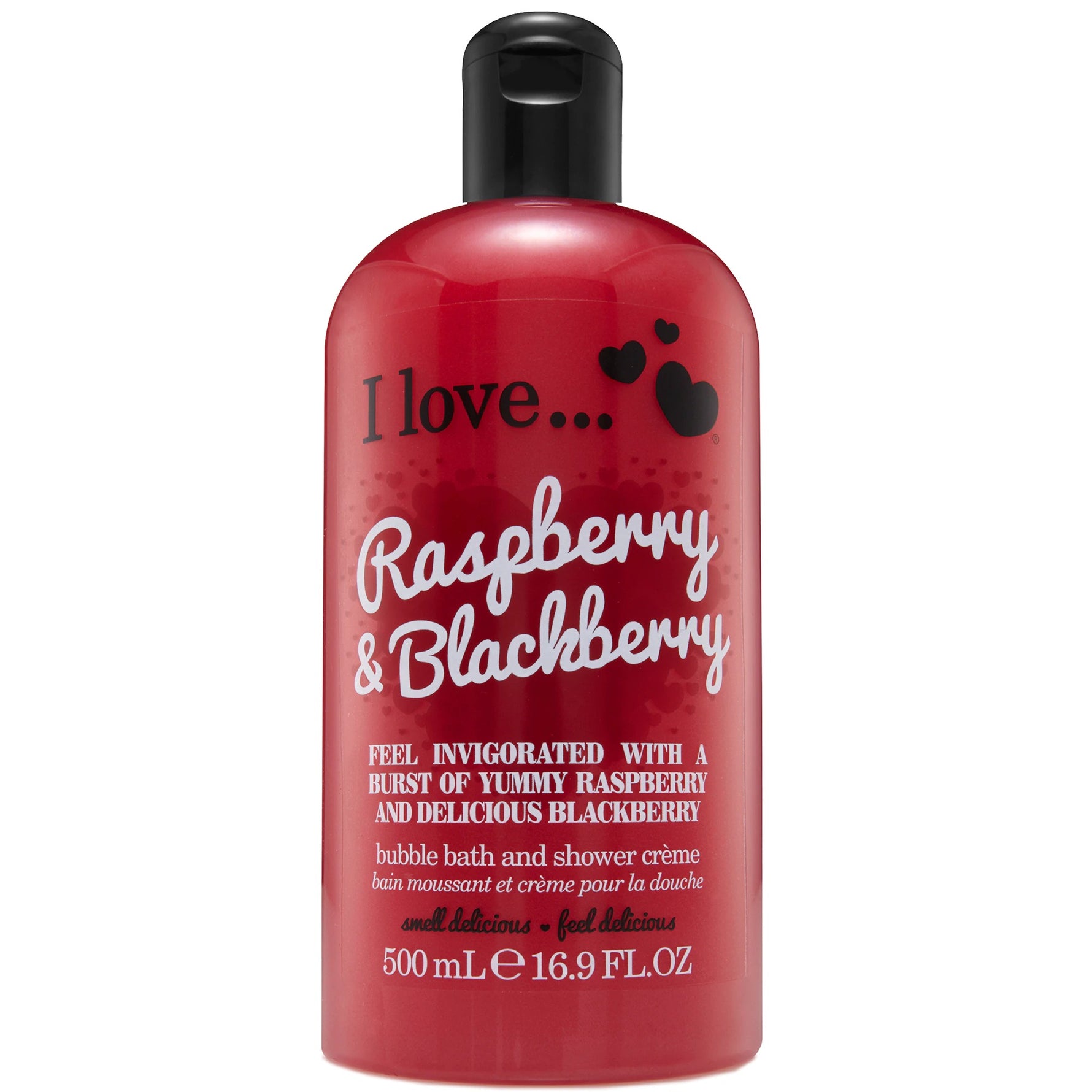I Love, Raspberry & Blackberry, Gel de duș, 500 ml - Olmarkt