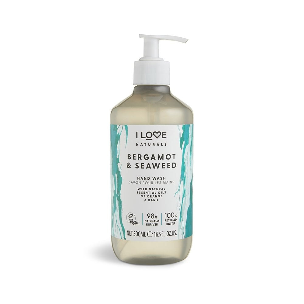 I Love, Naturals Collection, Bergamotă și alge marine, Săpun lichid, Pentru mâini, 500 ml - Olmarkt