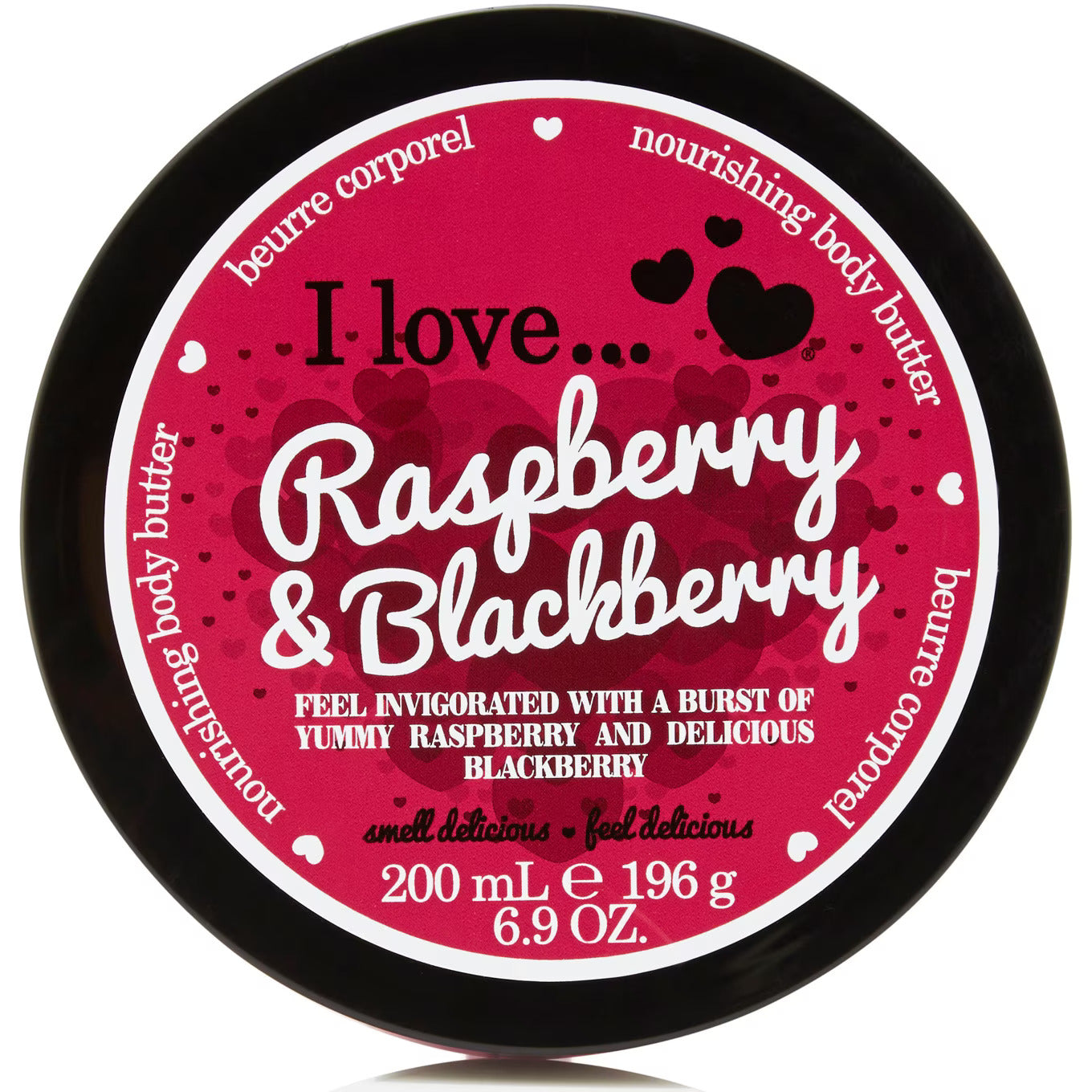 I Love, Raspberry & Blackberry, Hidra-nutritiv, Unt de corp, 200 ml - Olmarkt