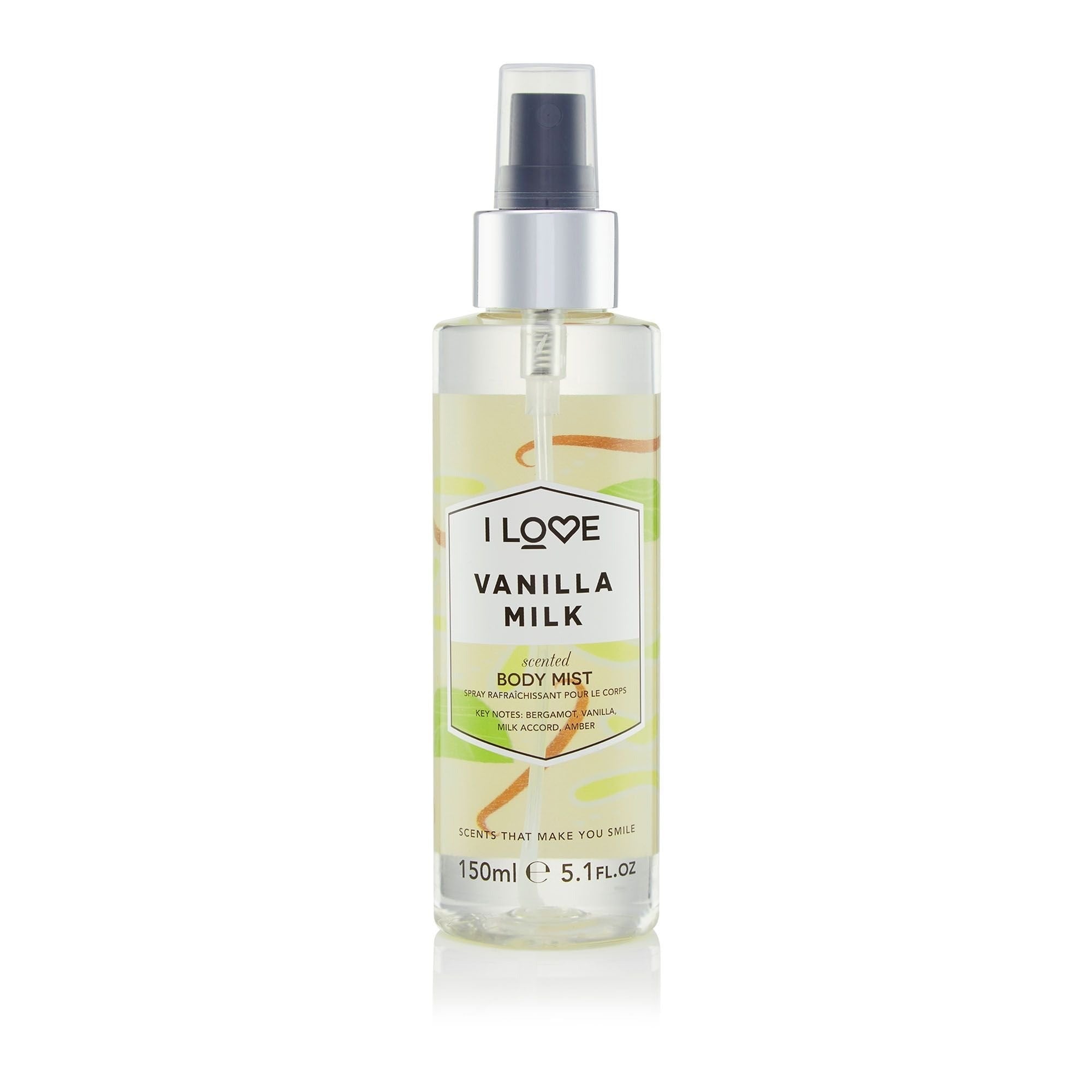 I Love, Signature Collection, Vegan, Spray de ceață, Lapte de vanilie, Pe tot corpul, 165 ml - Olmarkt