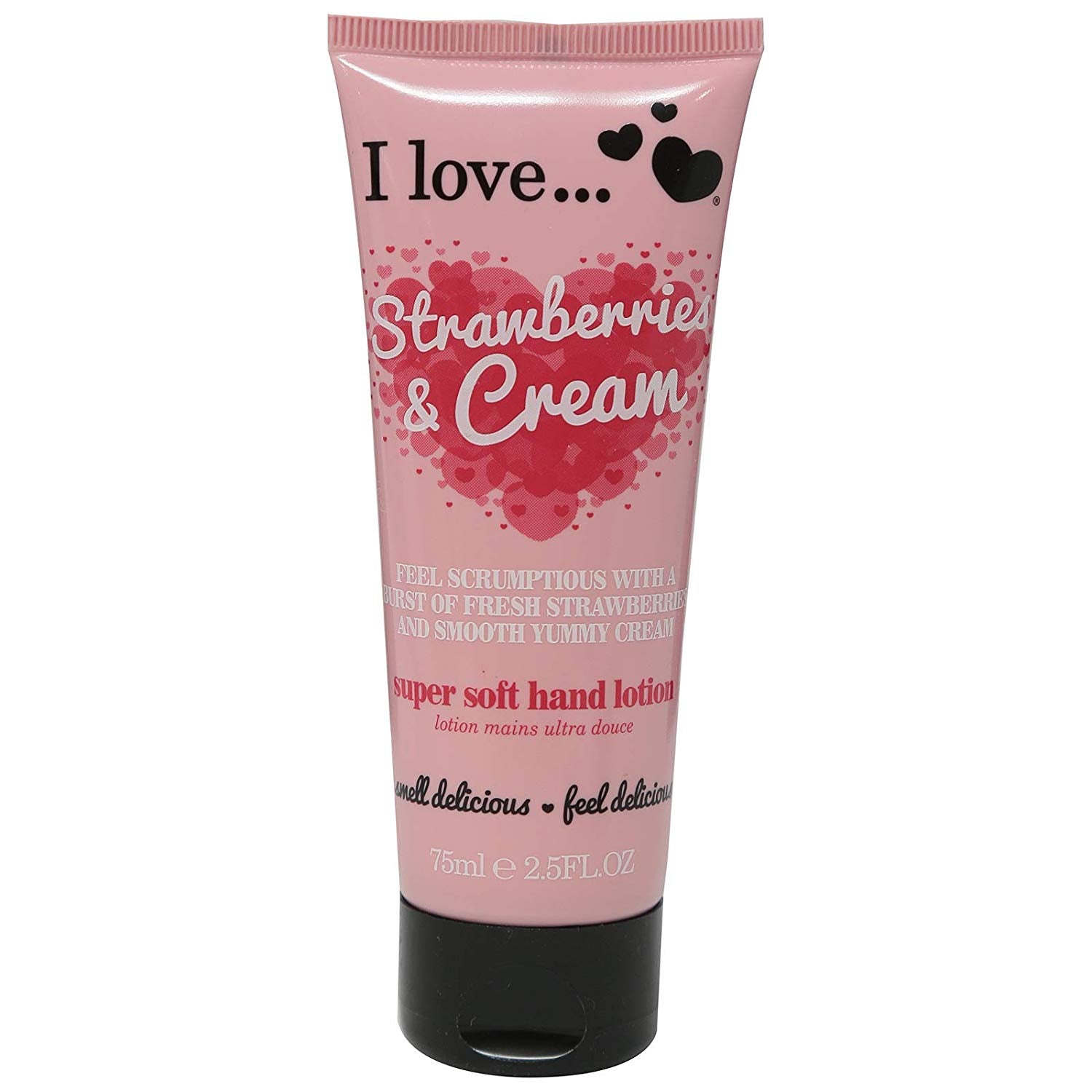 I Love, Originals, Hidratant, Loțiune de mâini, Căpșuni cu frișcă, 75 ml - Olmarkt