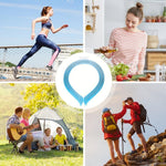 Dispozitiv De Racorire Tip Guler, Flippy, Pentru Scaderea Temperaturii Corpului, Cu Racire Rapida, Reutilizabil,