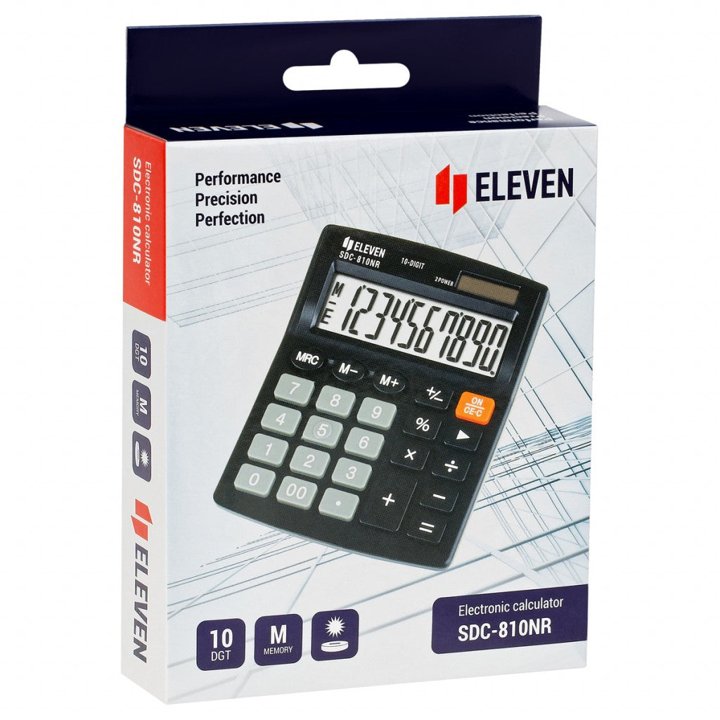 Calculator de birou negru SDC810NR