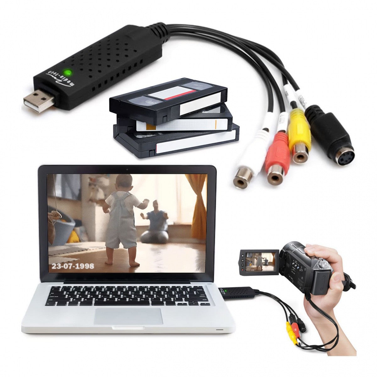 MT4169 Recorder/Grabber AUDIO/VIDEO, de exemplu, de pe VHS