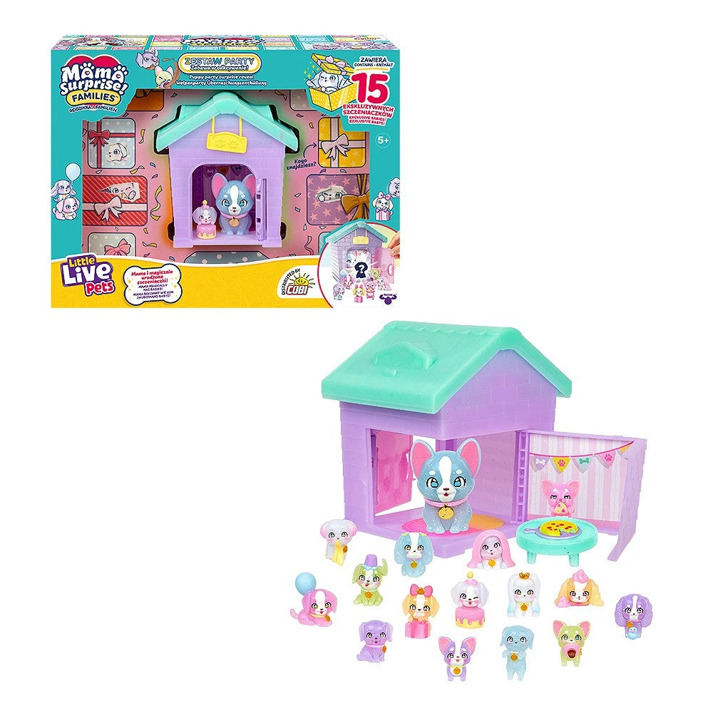 Little Live Pets - Set de figurine pentru familii Casa petrecerii mamei