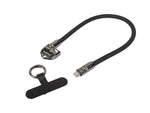 Cablu USB-C M/M cu șnur/breloc 0.3M 240W Negru