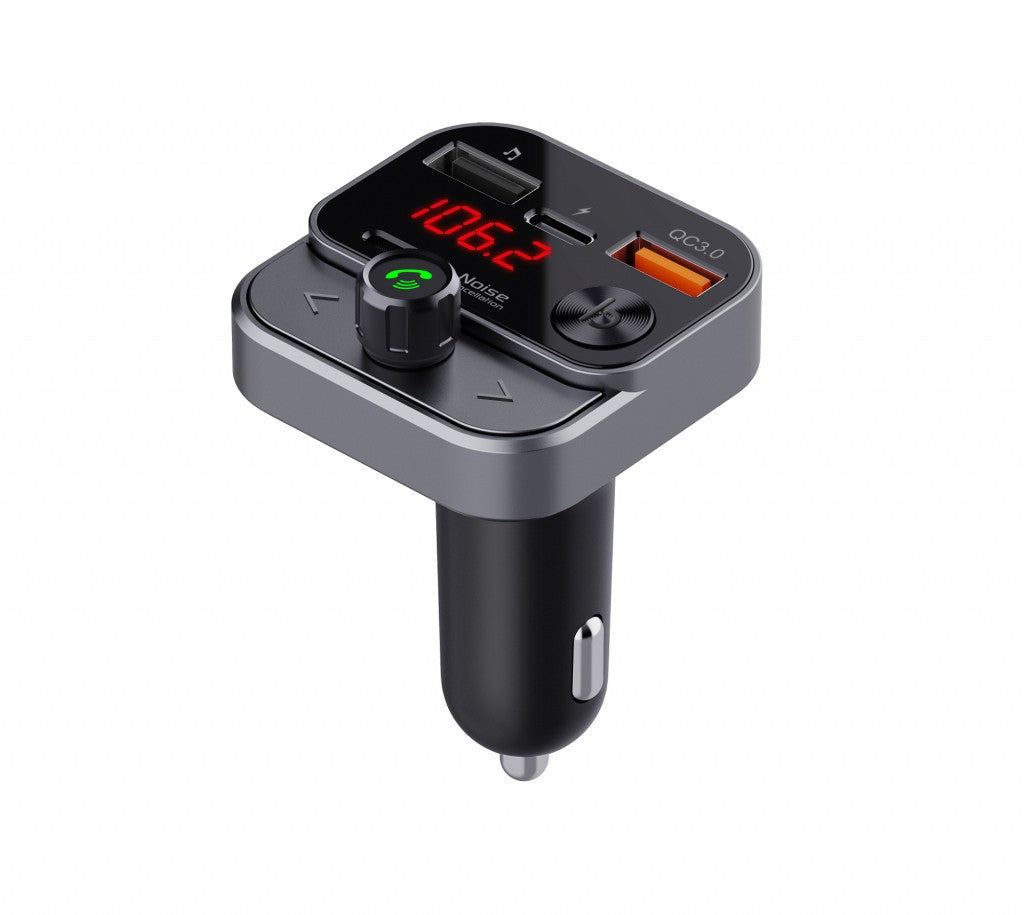 Transmițător FM auto MP3 cu BT, USB LCD FM-84B QC3.0