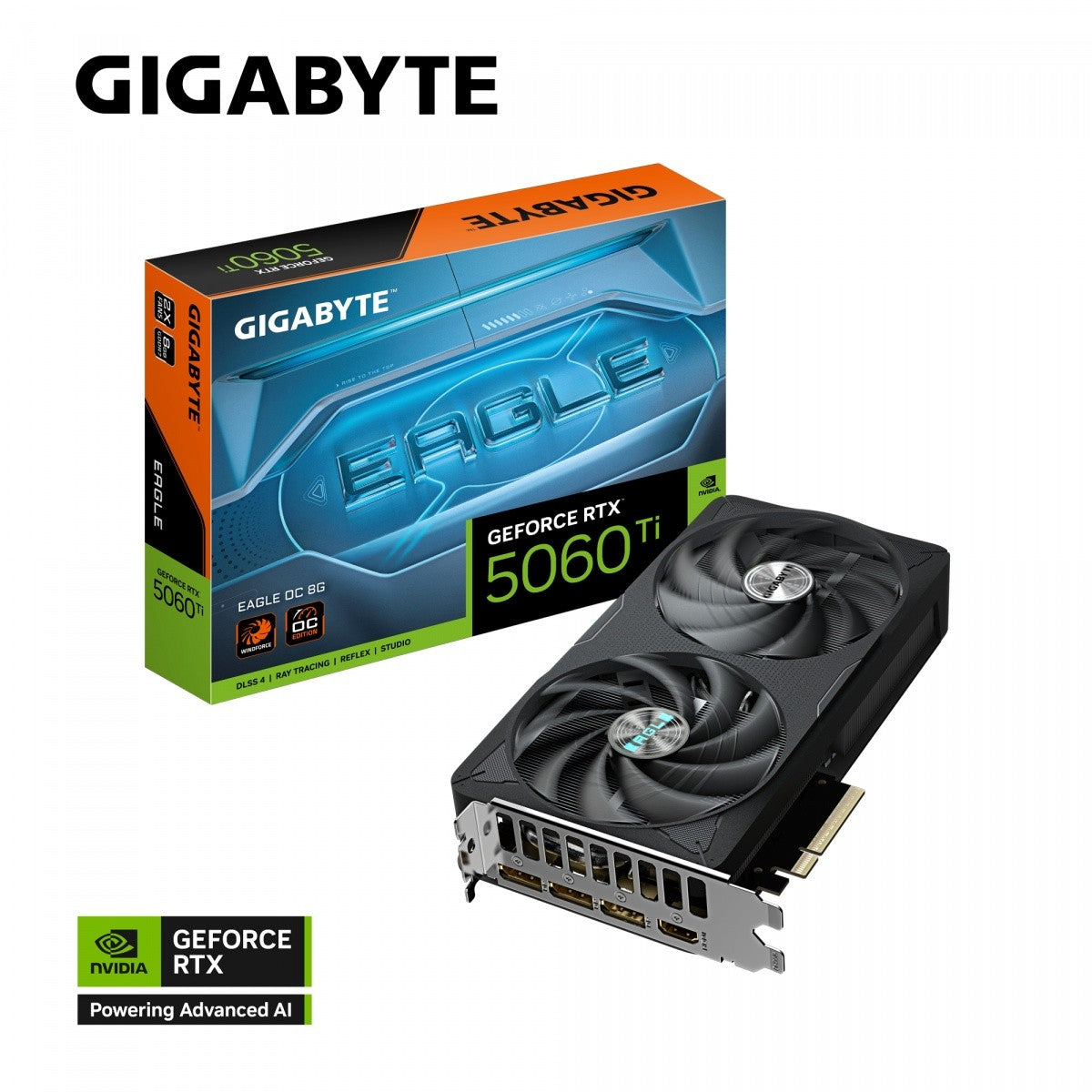 Placă grafică GeForce RTX 5060 Ti EAGLE OC 12 8BIT GDDR7 HDMI/3DP