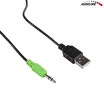 Boxe de calculator USB AC805, 6 W, negre