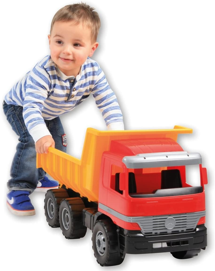 Camion basculant Mercedes Actros 62 cm vrac într-o cutie
