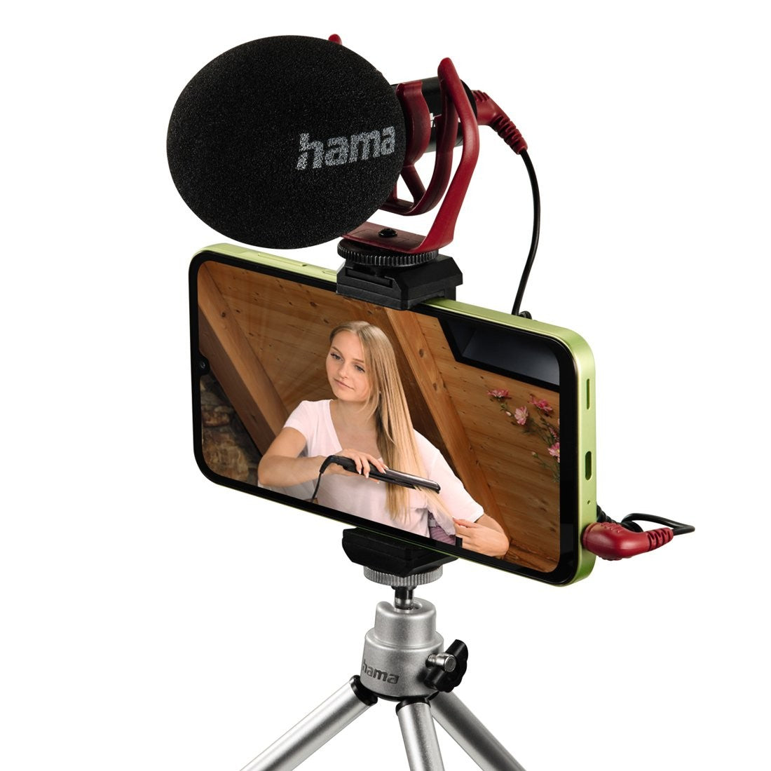 Mini trepied elegant 2 în 1 pentru smartphone și cameră foto